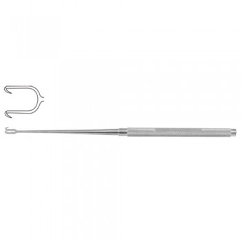 Joseph Mucosa Hook Stainless Steel, 16.5 cm - 6 1/2" Width 10.0 mm